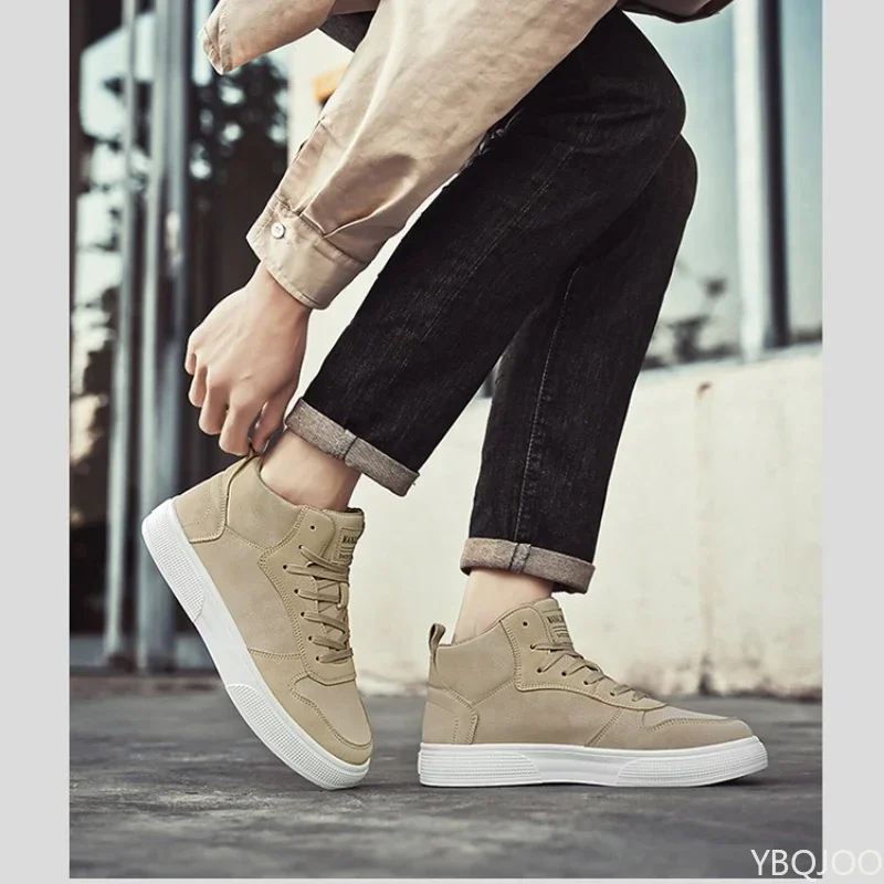 Primavera Verano nuevos zapatos de plataforma minimalistas para hombres zapatillas de deporte versátiles de moda para hombres zapatos deportivos cómodos casuales