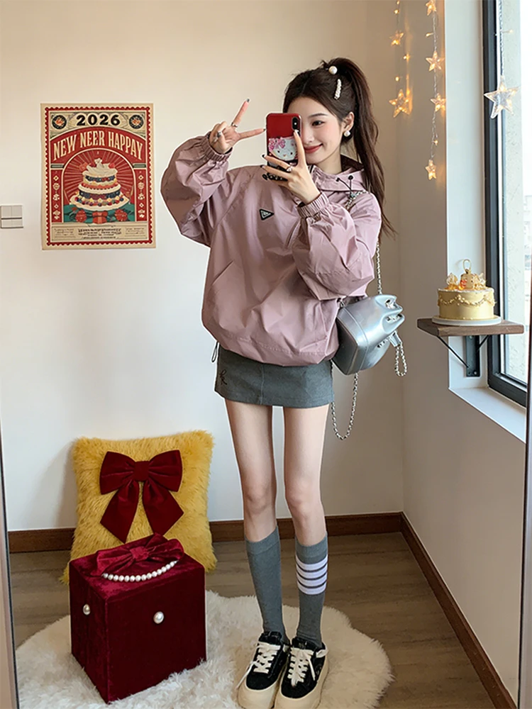 

Casual Hooded Jaet Women's Design Sensation Anti-Aging Spring Autumn New Simple Match All Hooded Top Breathable