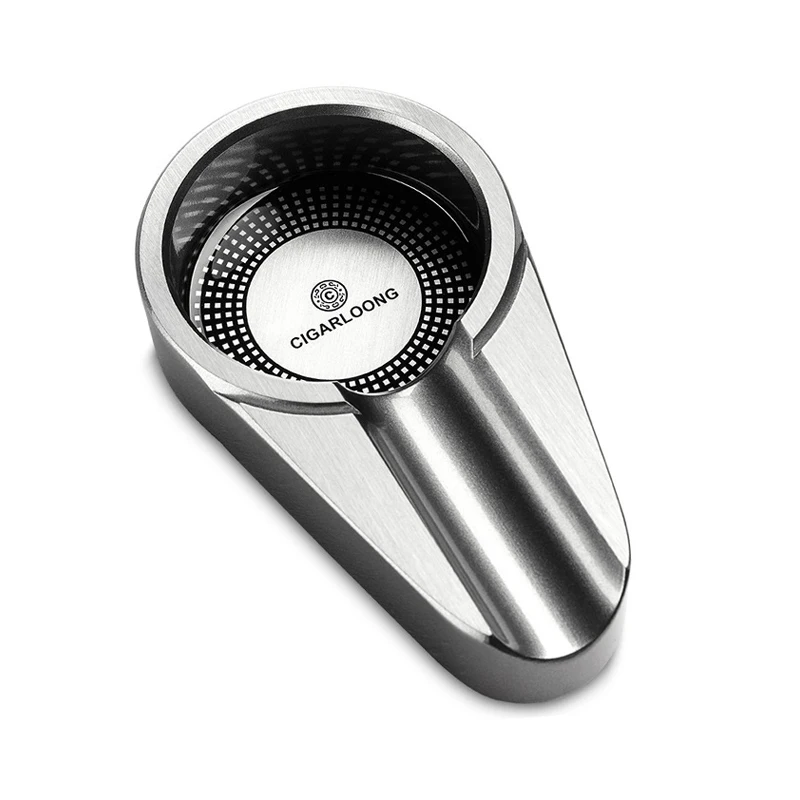 

1pcs Metal Gadgets Cigar Ashtray Simple Design Cigarette Ashtrays Pokcet Tobacco Ash Tray Portable Ashtray For Cigar