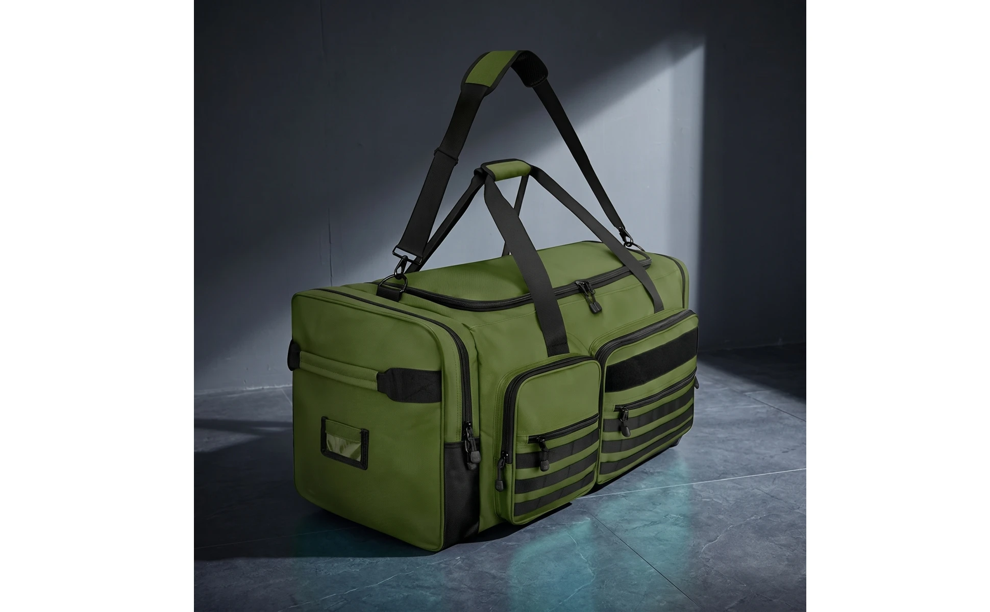 Baseball Travel Bag Waterproof Sports Duffel Bag with Shoulder Strap Multi-Pocket Flexible for Coaches, Tournaments