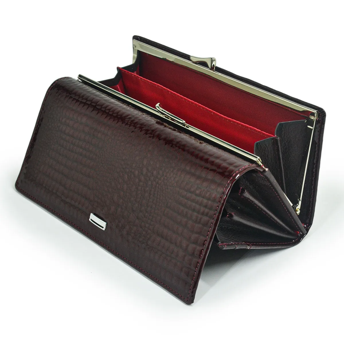 

Luxury Designer Ladies Wallet – Genuine Leather Long Clutch with Magnetic Snap Closure Fashionable Spacious Multi-Card Holder