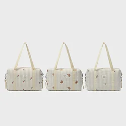 Korean Style Multifunctional Mom Tote Bag New Mommy Bag Spacious Storage Bag Lightweight Hanging Bag Embroidered Travel Bag