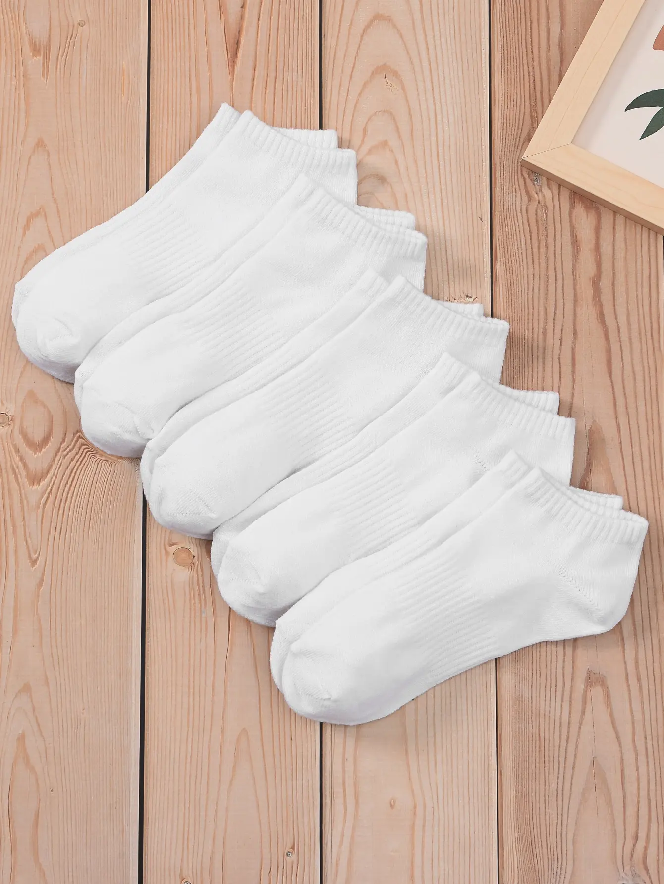 2023 New 5 Pairs/Lot Summer Women Men White Color Short Socks Low Tube Cool Socks Set Ankle Foot Cover Fashion New Sock