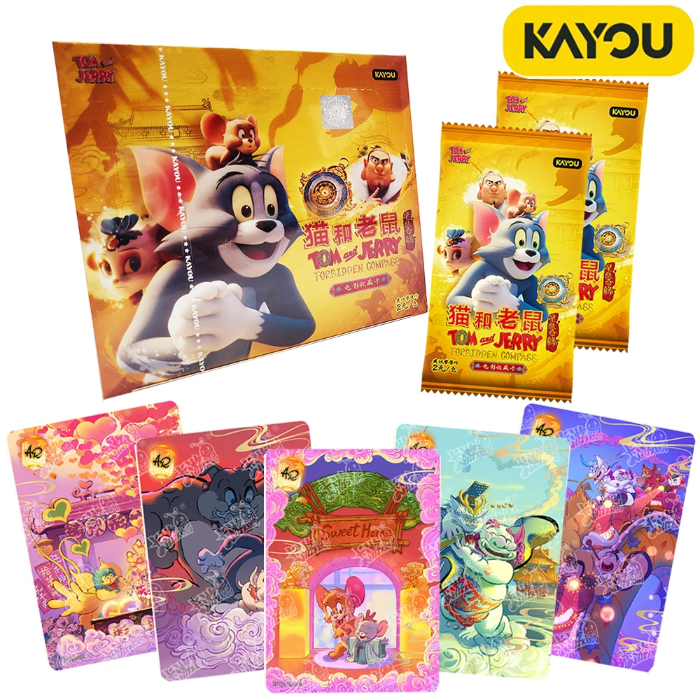 

New Original Kayou Tom and Jerry American Animation Collection Card Children's Favorite Comedy Cartoon Character Card Gift Toys