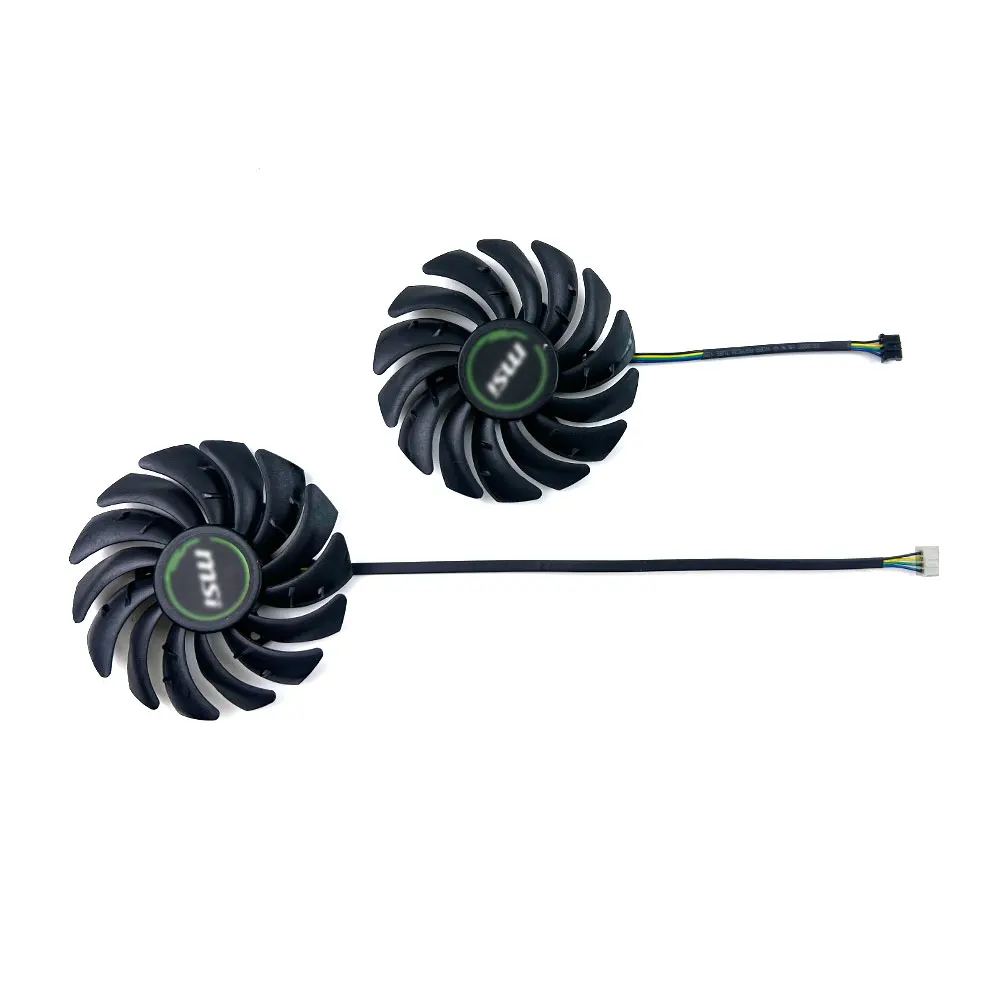 NEW Cooling Fan 87mm 4pin PLD09210S12HH 0.4A For MSI GeForce RTX 2080 SUPER VENTUS XS OC video card fans