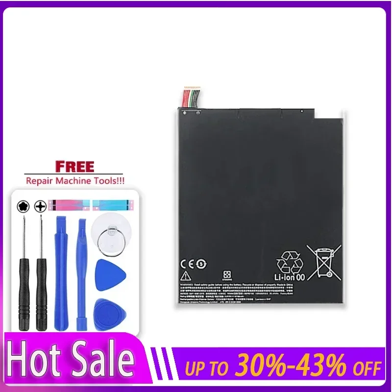 

Replacement Tablet Battery BOP82100 B0P82100 for HTC TH1 Google Nexus 9 Tablet PC 8.9" 6700mAh Warranty + Track Code with Tools