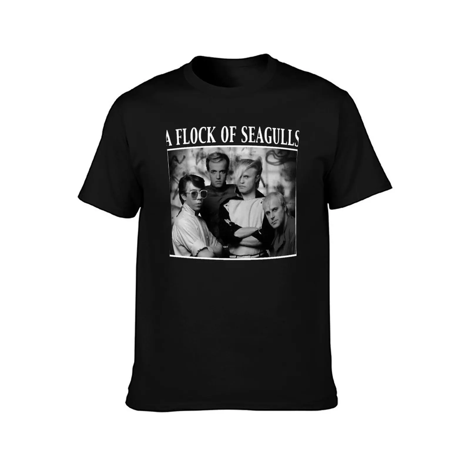 A flock of seagulls picture singer vintage T-Shirt Lightweight Gym Training T-Shirt