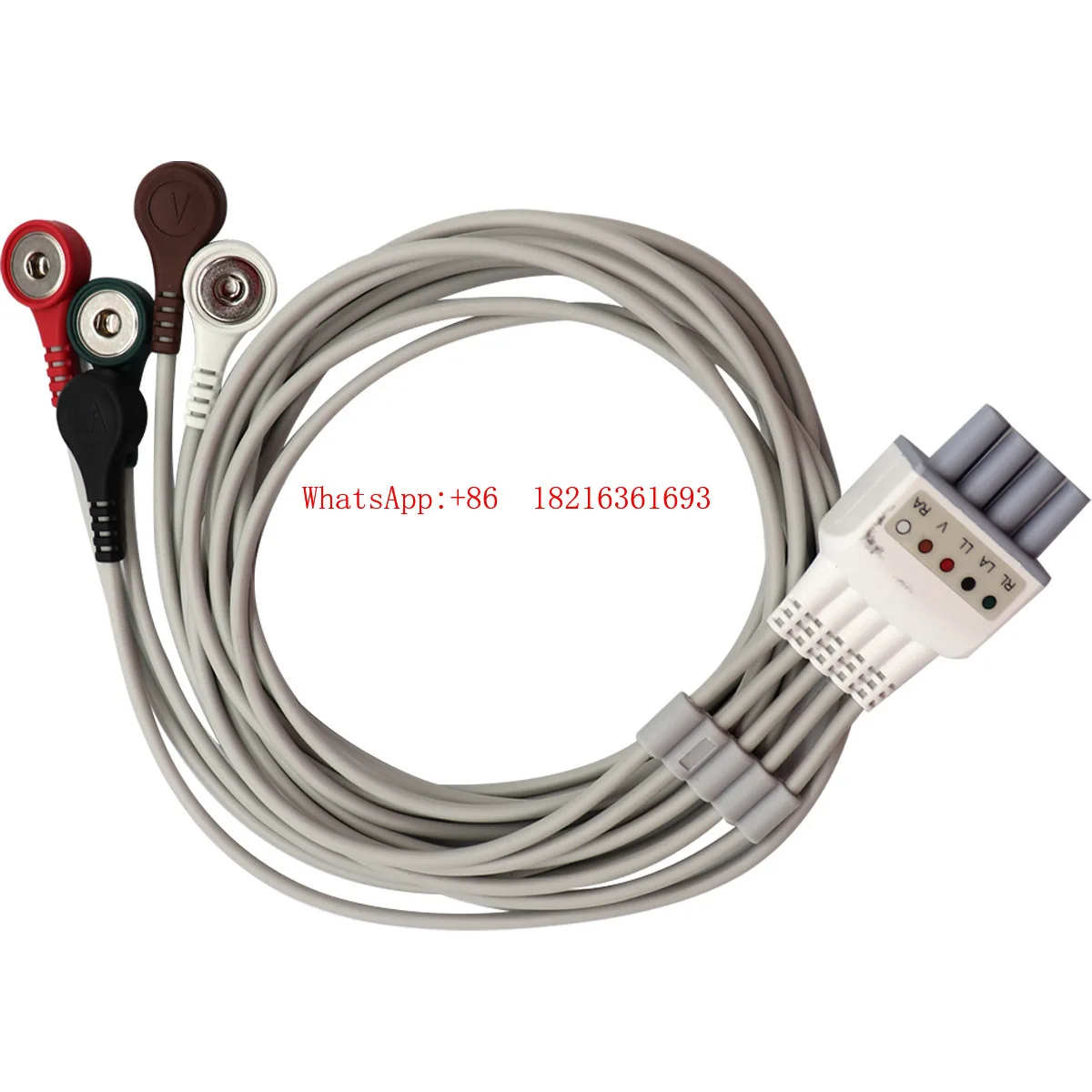 Limited Offer TMS-6016 Telemetry Monitor TEL-100 Snap-on ECG 5 Lead Cable EY6502B
