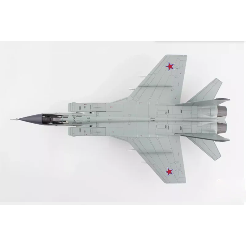 Diecast HM HA9703 1/72 Scale Russian Air Force MiG-31BM MiG-31 Fighter Red 24 Finished Simulation Collection Gift Toys