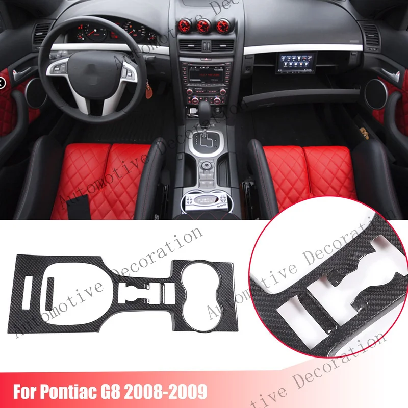 Z+ Real Dry Carbon Fiber Center Console Gear Panel Trim For Pontiac G8 2008-2009