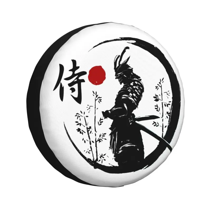 

Custom Japanese Samurai Warrior Spare Wheel Cover for Jeep Pajero 4x4 SUV Katana Bushido Tire Protector 14" 15" 16" 17" Inch