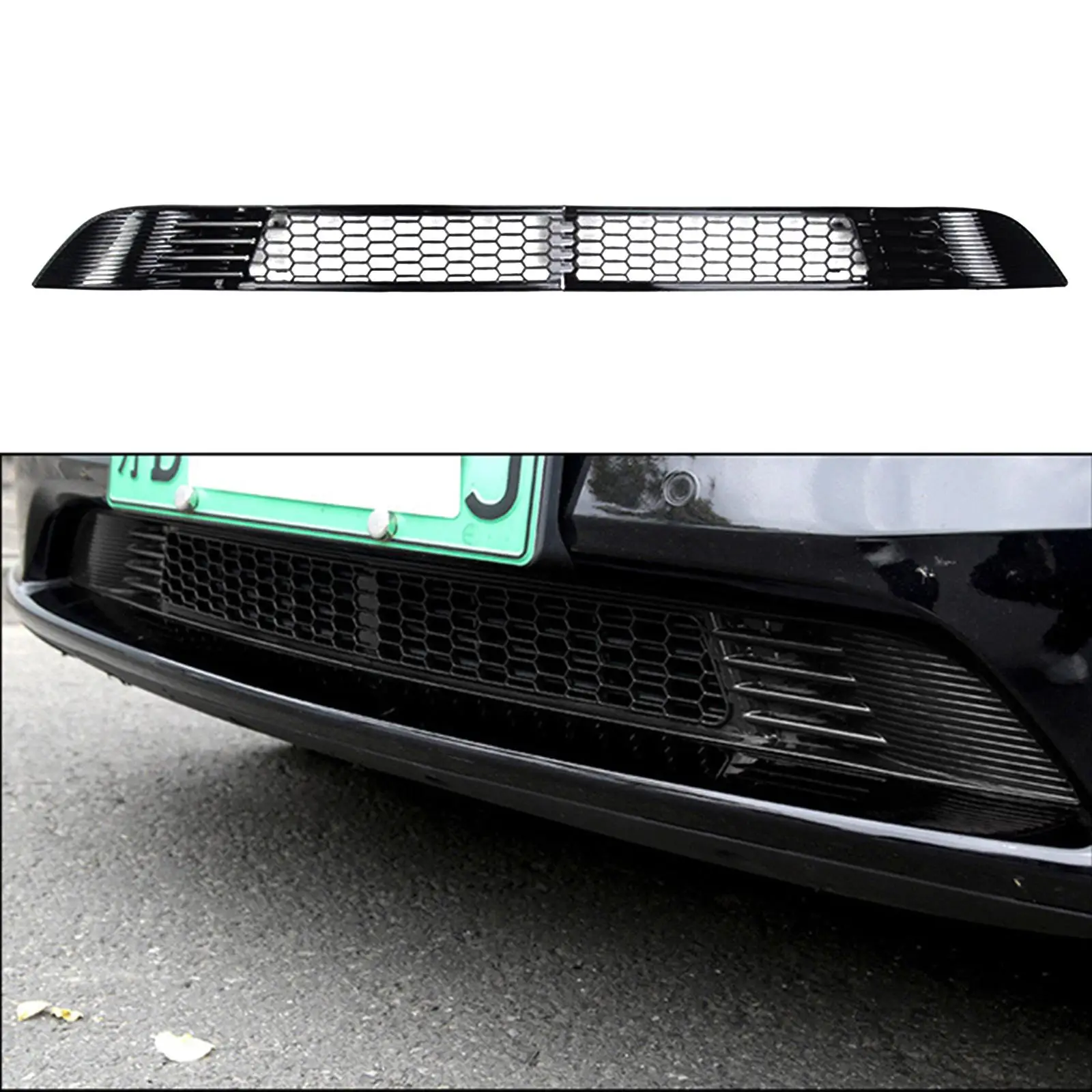 Car Front Bumper Lower Center Grille Cover Fit for Tesla Model Y Sand Proof