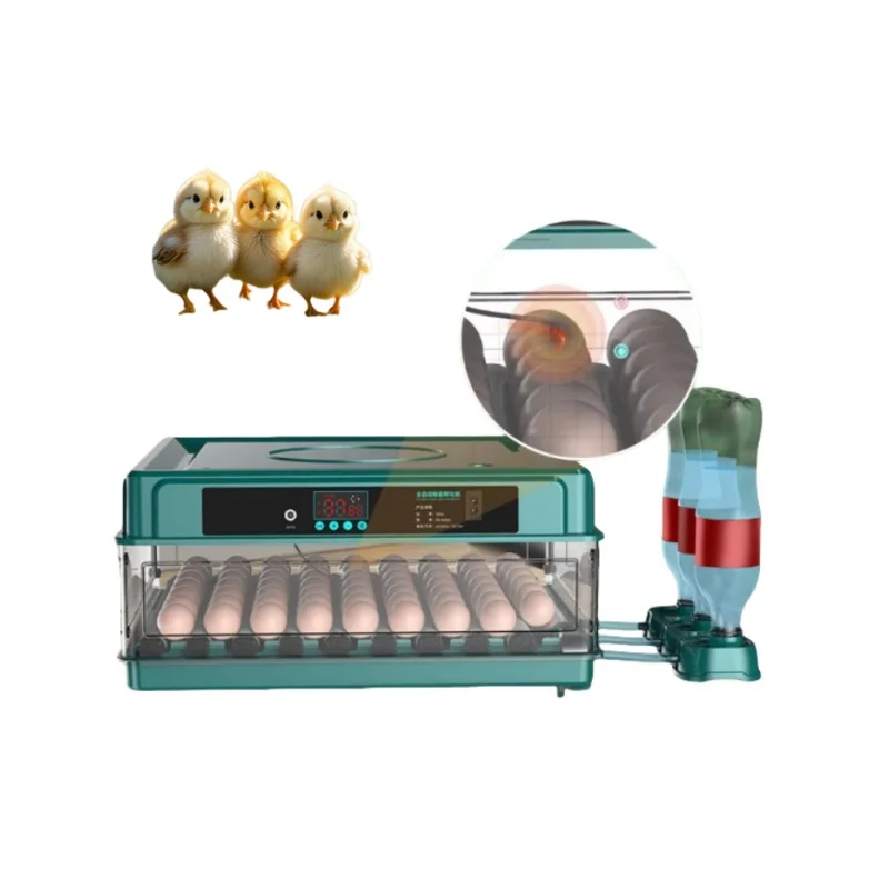 

Automatic Chicken Egg Incubator & Hatcher Machine 48 Eggs Capacity Newest Model for Agriculture