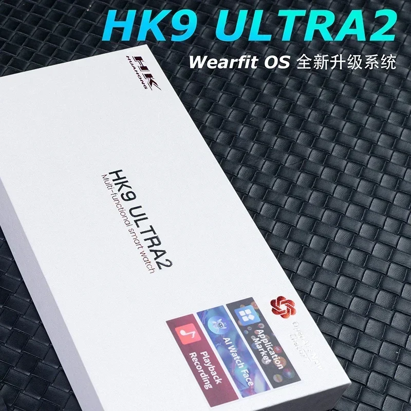 

AMOLED HK9 Ultra 2 Max Gen4 SmartWatch HK9 Upgraded ChatGPT 2.0 Compass NFC Heart Rate Local Music Sports Watch For Android IOS