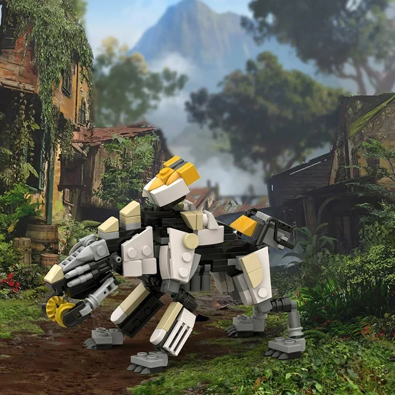 West Monster Horizon Scraper Building Blocks MOC - Zero Dawn Mecha Walker Shell Educational Construction Set for Birthday Gift - view 3