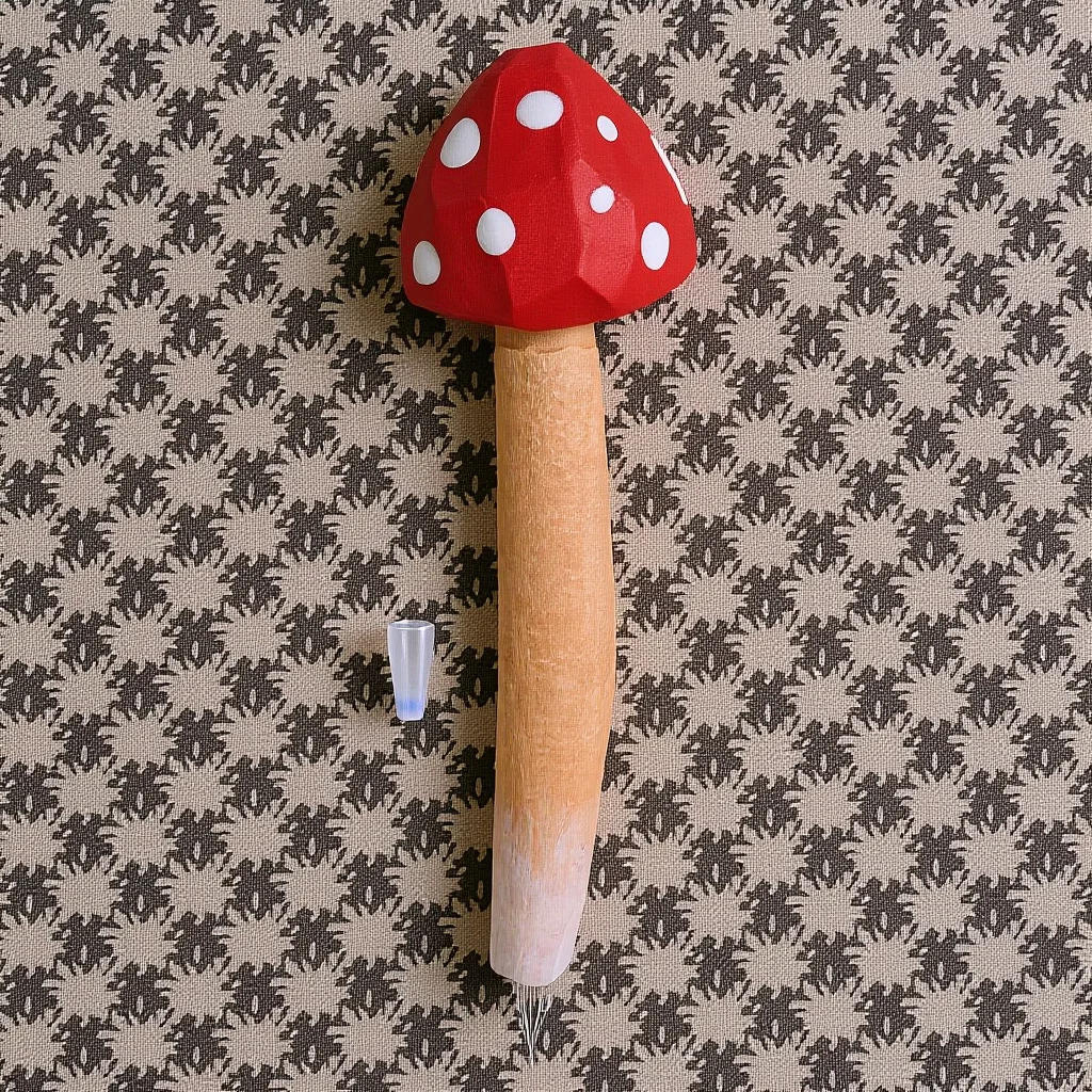 

Mushroom Shaped Wood Ballpoint Pen Ergonomic Writing Tool for Note Taking School Office Home Daily Use Pens Ballpoint Pens