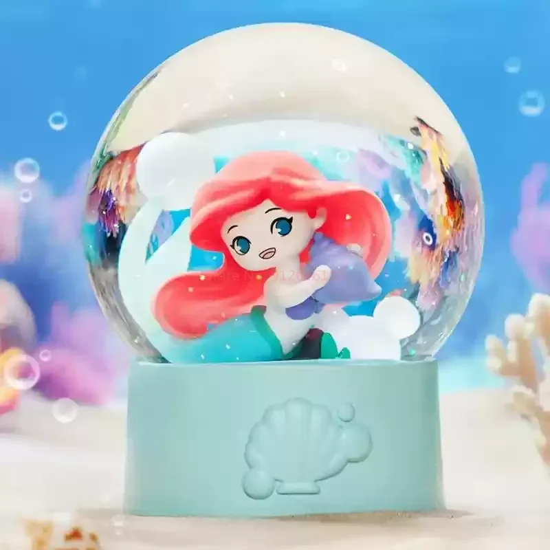 

Disney Crystal Ball Mystery Box Princess Series Kawaii Doll Cartoon Beautiful Ornaments Birthday Gifts Around The Model Children