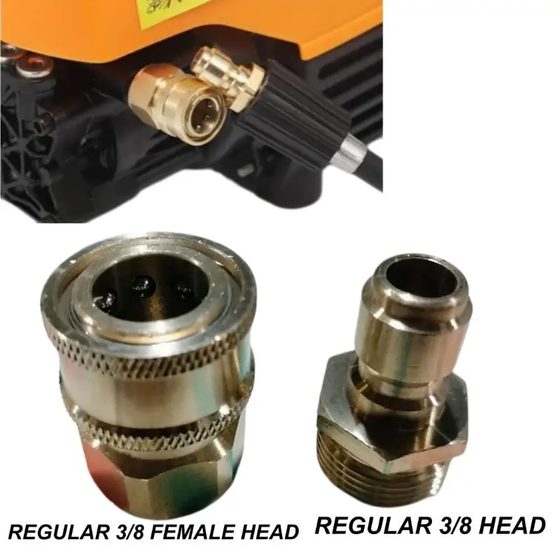 M22 Adapter For High Pressure Wash Machine Water Outlet Set M22-15mm Quick Release Couplers For Attach Hose To The Water Pumps
