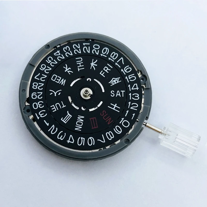 Япония NH36 Корона с автоматическим механизмом на 3,0/3,8/4,1 Week Wheel Dial Новый оригинальный NH36 Механический Movt с автоподзаводом
