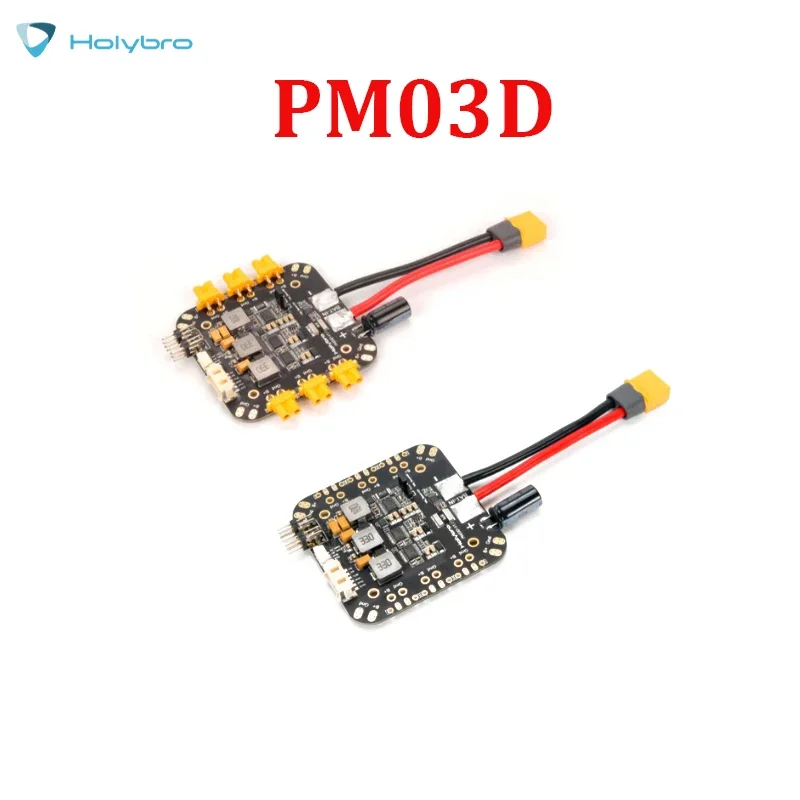 

Модуль питания Holybro PM03D XT30 XT60 6S, совместимый с контроллером полета использует монитор мощности I2C для мультиротора X500