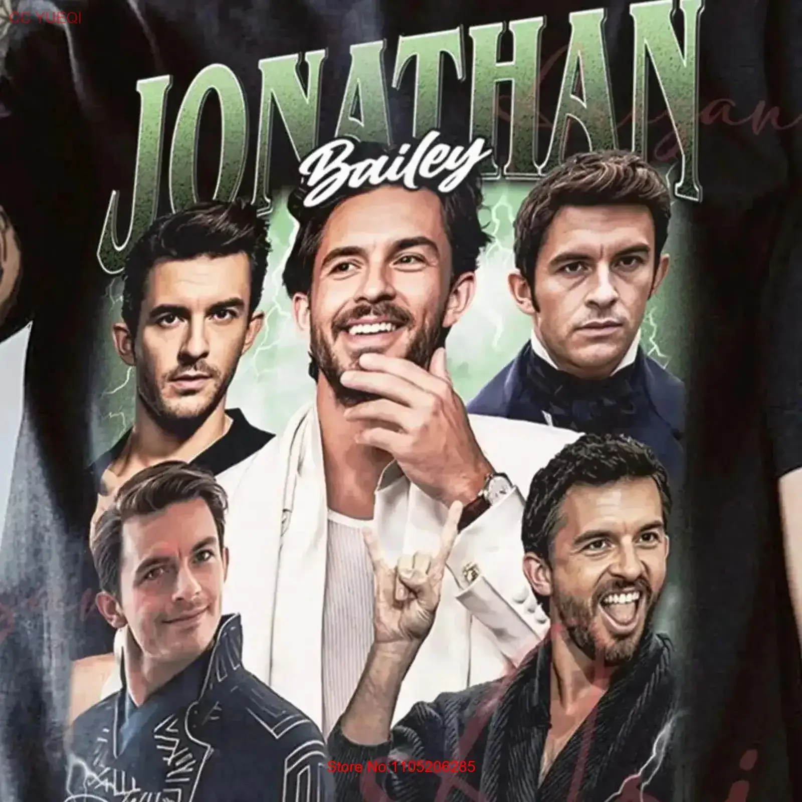 Limited jonathan bailey vintage shirt gift for women and man unisex T Washed Top Everyday Wear Slightly Soft vintage Washed