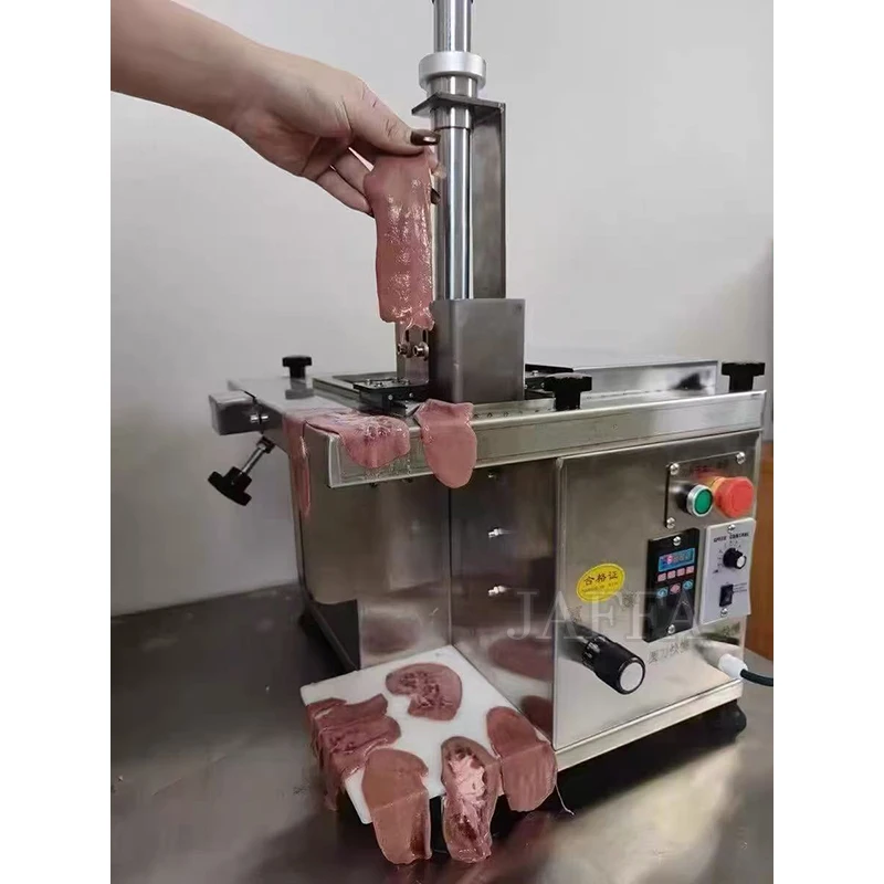 Durable Commercial Dual-purpose Slicing Machine, Energy Efficient Electric Beef Lamb Roll Slicer & Root Vegetable Processor