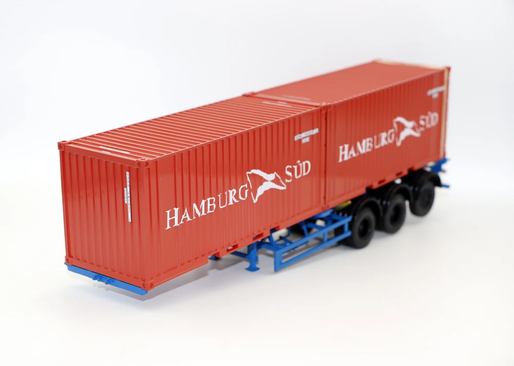 NEW Auto History 1 43 Scale MAZ 938920 Trailer 20` feet Containers Transport Truck Models For collection gift