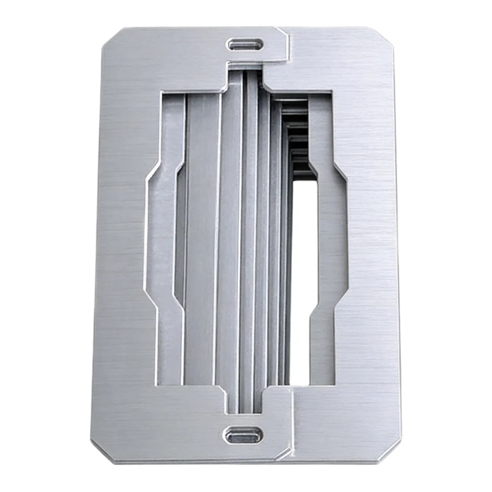 Stainless Steel Spacer Kit for Electrical Wall Plates to Improve Fit and Functionality on Standard US Outlet Boxes