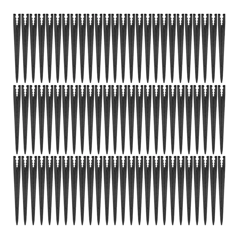 

Premium-1/4 Inch Tubing Drip For Irrigation Support Stakes 100 Pieces-1/4" Drip Tube Holder Stakes For Irrigation Hose Emitter