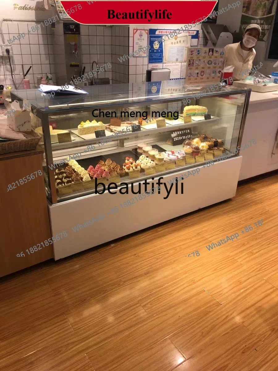 

X D150 Dessert, commercial display cabinet, fruit fresh-keeping cabinet, high-air refrigerated display cabinet