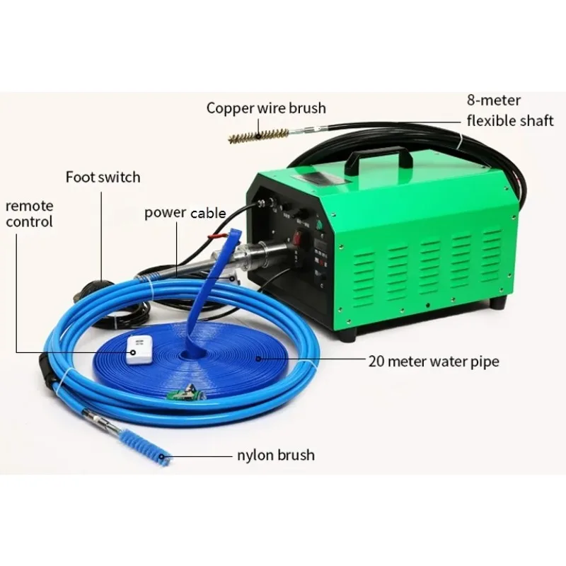 Electric Tube Cleaner For Condenser & Boiler With Multiple Modes