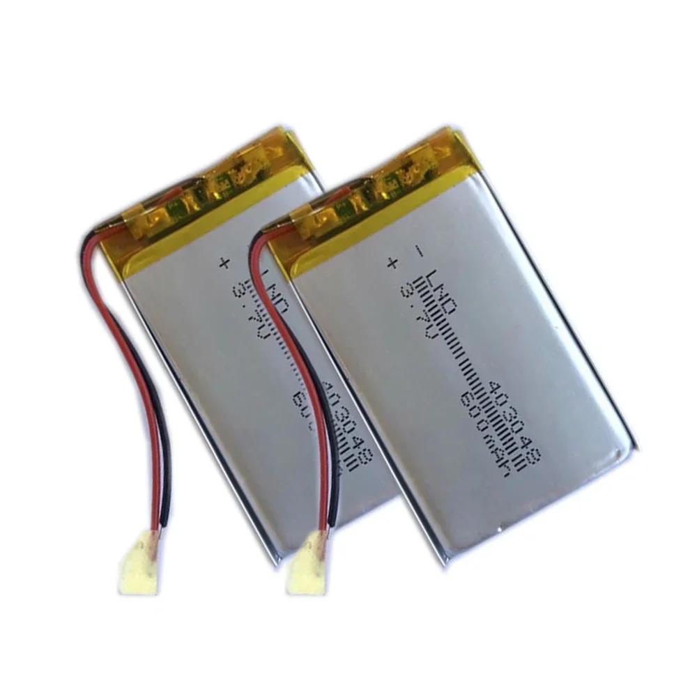 3.7V Li Polymer lithium battery 600MAH For positioner car pick navigation speaker number 403048