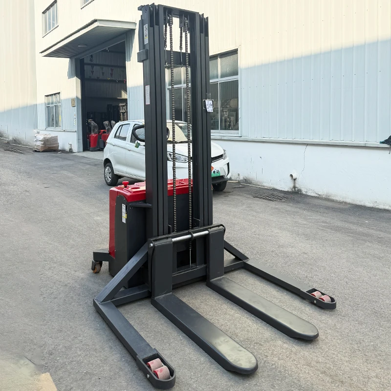 YG Battery Powered Ride-on Stacker 2 Ton 3.5m Lift Low Noise Energy Saving Durable Warehouse Material Handling Equipment