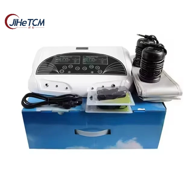 Beauty Detoxification Machine Dual Ionic Foot Detox Machine with TENS Heating Funtion