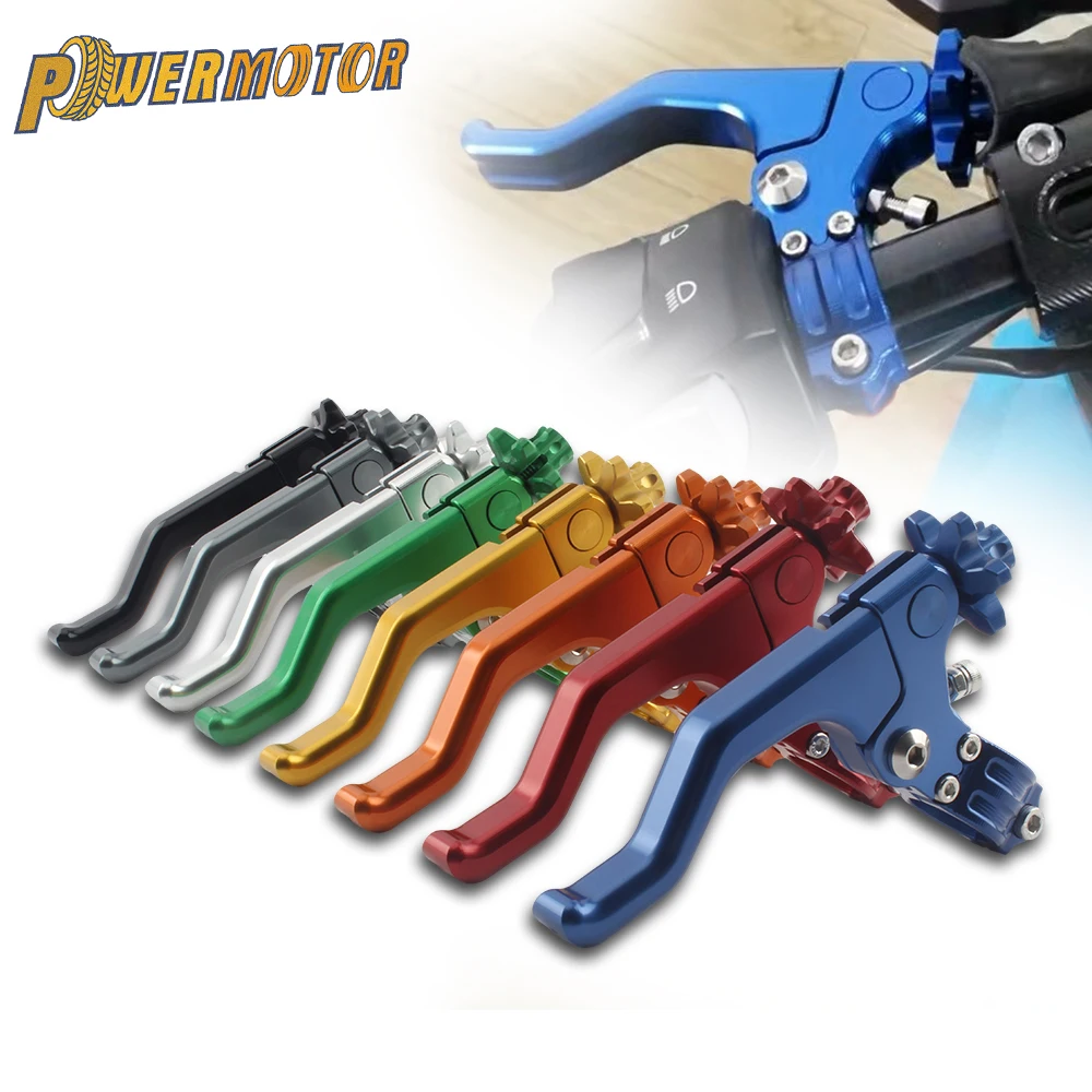 Motorcycle Clutch Lever Handlebar Universal CNC Aluminum One Finger for KTM Honda Suzuki Yamaha Kawasaki Motocross Pit Dirt Bike