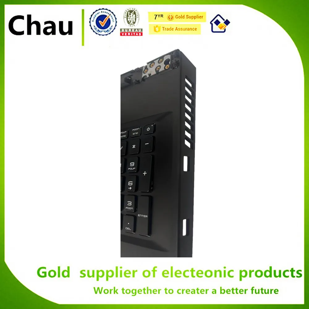 Imagem -03 - Palmrest Caixa Superior Teclado Rgb Novo Msi Vetor Gp76 11ug Gp76 11uh Ms17k2 Ms-17k1 Ms-17k3 Ms-17k4