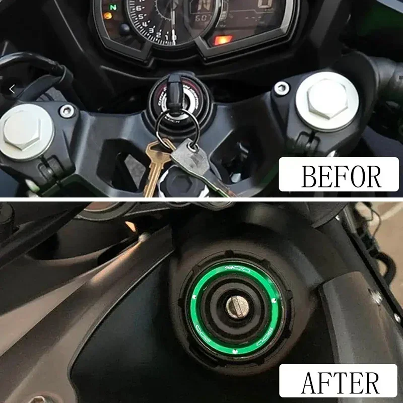 Motorcycle Case Ignition Switch Keys Cover Protection For Kawasaki Z750 Z 750 2005 2006 2007 2008 2009 2010 2011 2012 2013-2022+