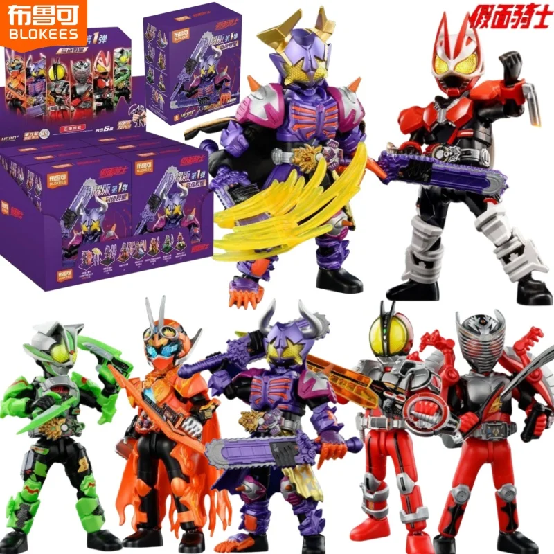 

Конструктор BLOKEES Kamen Rider: Сияющая версия 1-го выпуска, модель Буффа Готчард, настольное украшение, детский подарок-игрушка