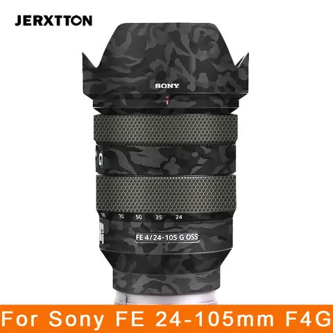 Fe 24 105 f4 3m vinil envoltório decalque filme de pele anti-risco lente da câmera corpo adesivo protetor para sony fe 24-105 f4g 24-105mm f/4