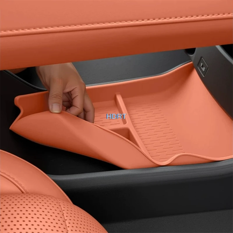 For Changan Deepal S05 2025 + Car Style Center Console Storage Box Mat Dust Proof Pad Container Organizer Tray Cover Accessories