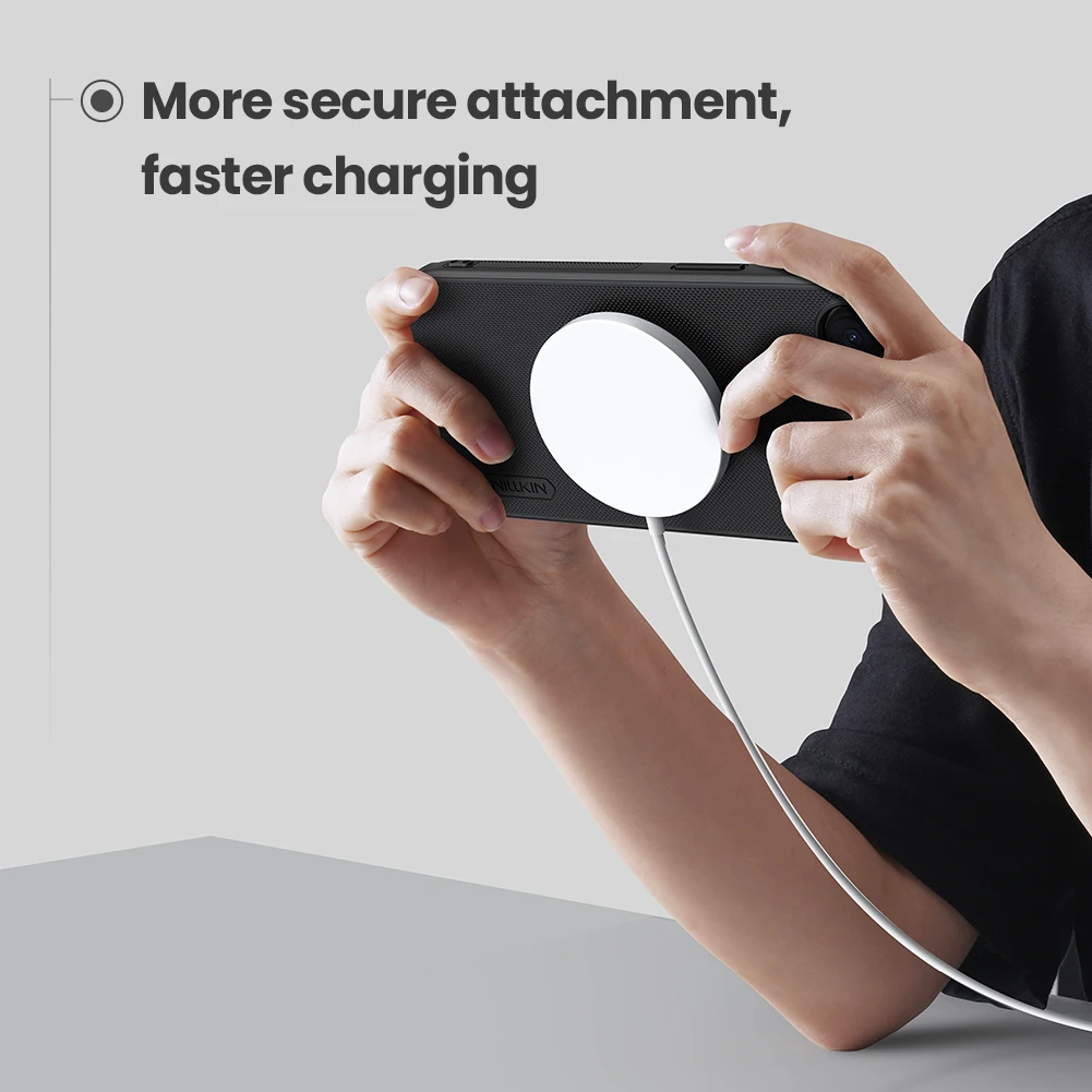 

Nillkin For iPhone 17e Case Magnetic Case Super Frosted Shield Pro Magsafe Hard PC Full 360 Back Cover Protection