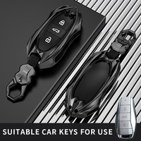 Fit for jac car key case shell cover protector housing chain VW SOL E10X QX X7 X8 E50 X6 A5 E40X X4 A5E50A