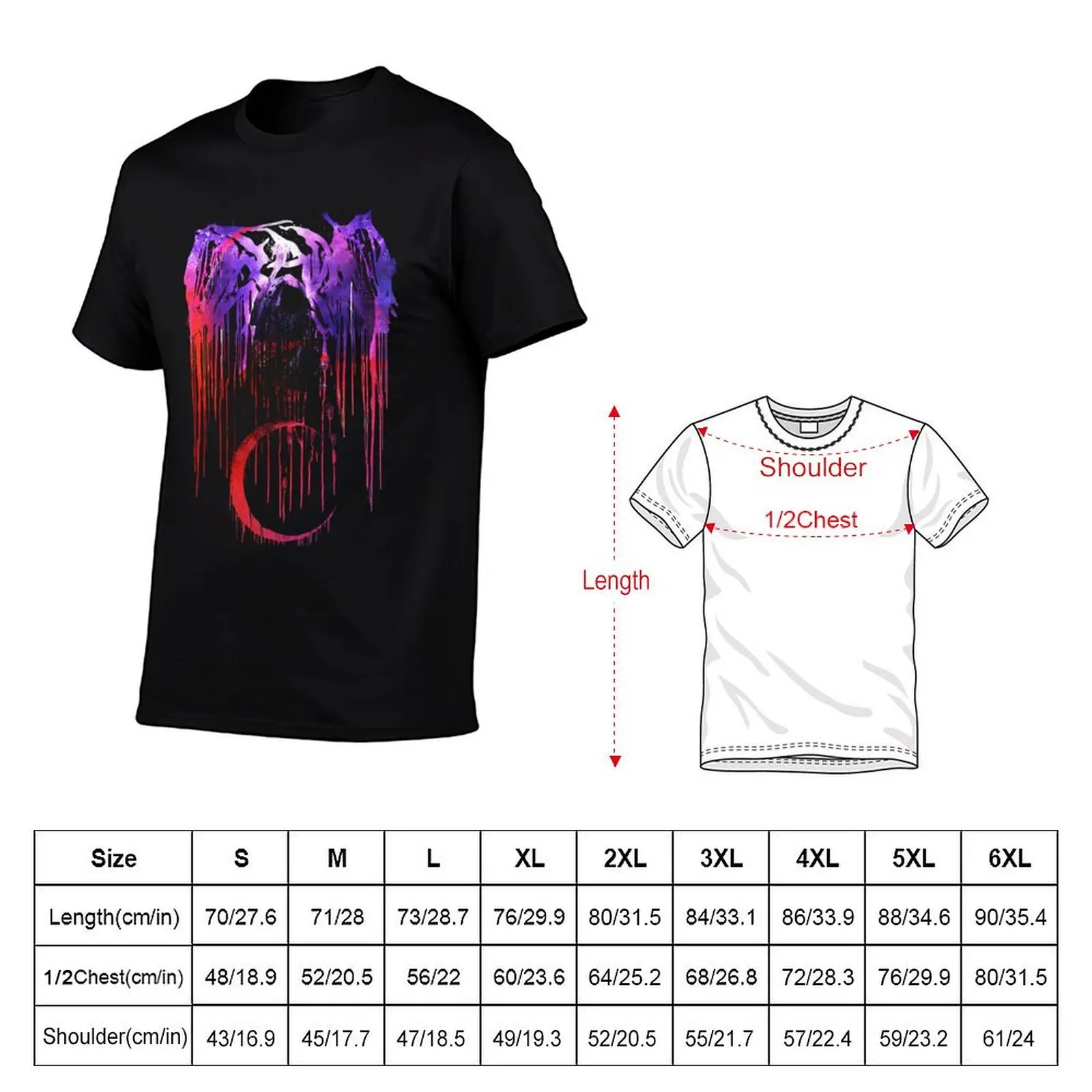 Oceano Revelations Drip T-Shirt man t shirts for men casual man t shirt heavy cotton cotton t shirts high quality T-shirt
