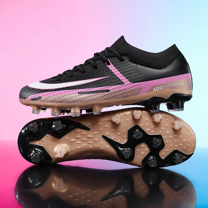 

New Men Ultralight Non-Slip Football Boots Cleats Soccer Shoes High-quality FG Sneakers Hot-selling Futsal Indoor Outdoor Match