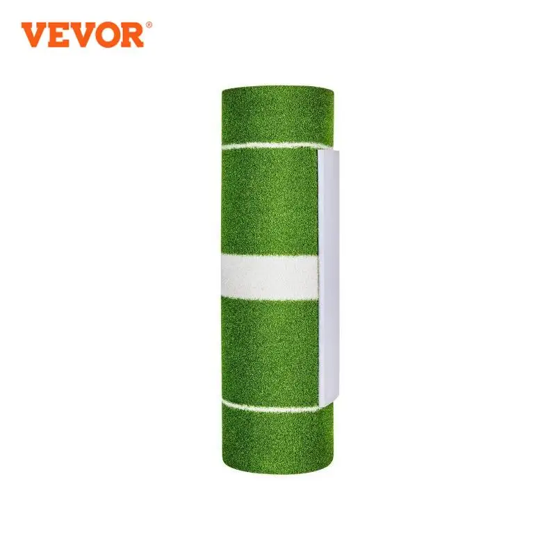 VEVOR 10' x 3' Softball Pitching Mat Softball Pitching Mound Antislip Antifade Rubber Softball Pitching Training  Mat  Green