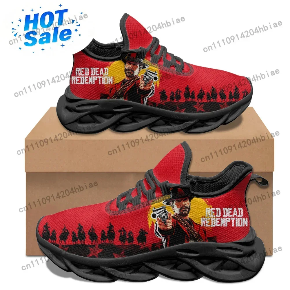 Baskets Red Dead Redemption pour hommes et femmes, chaussures de sport de haute qualité, personnalisation de baskets