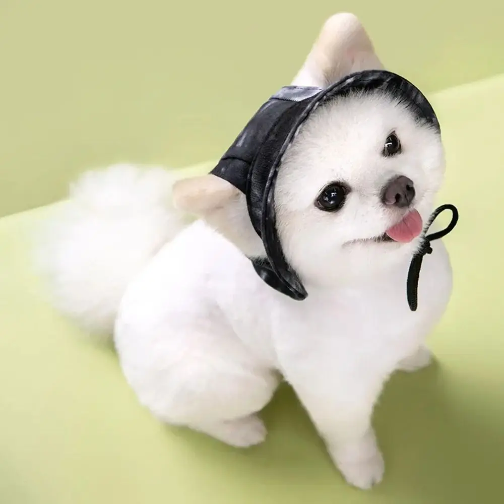 New Ear Holes Pet Hat Sunproof Ventilate Chihuahua Cap Cotton Material Cat Headwear Tiny Pet