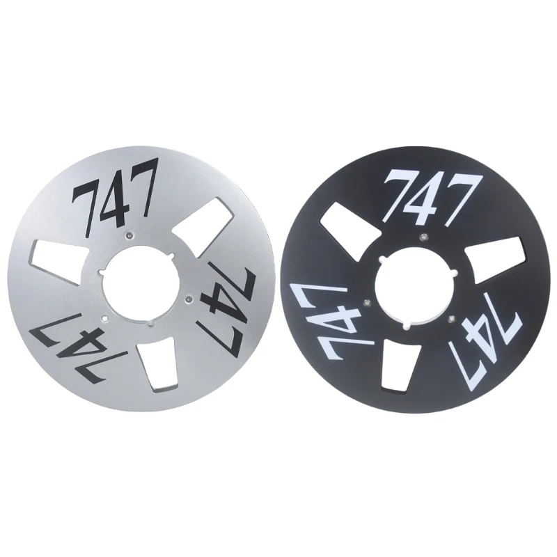 

Analog Audios 10.5x1/4in Aluminum Tape Reel NabHub Open Reel Audios Take Up Reel to Reel Tape Hub Audios DIY Accessory