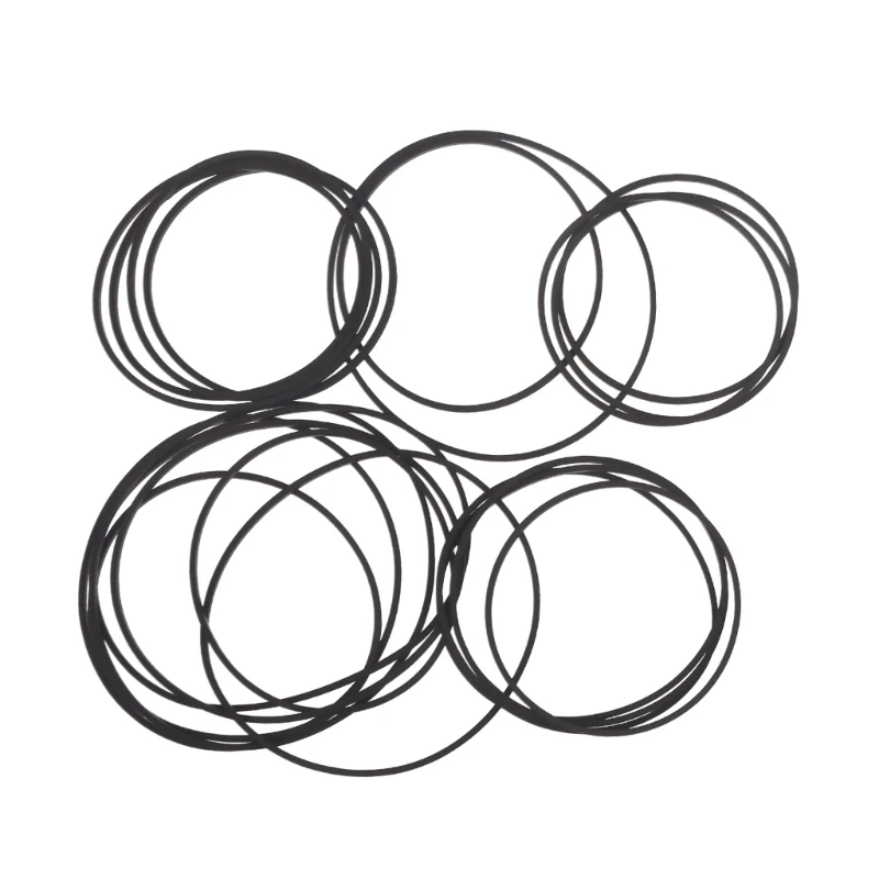 20 piezas Universal 75-100mm máquina cinta casete Ruber cinturón 1,2mm cinturones ancho