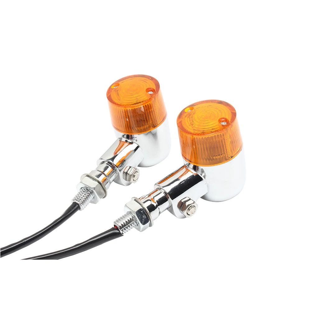PowerMotor MTS007 New Halogen Turn Signal Light One Year Warranty for Road Glide Cafe Racer Side Motorcycle Light